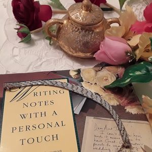 VTG 925 STERLING ITALIAN RICCO CHEVDON BRACELET 7"